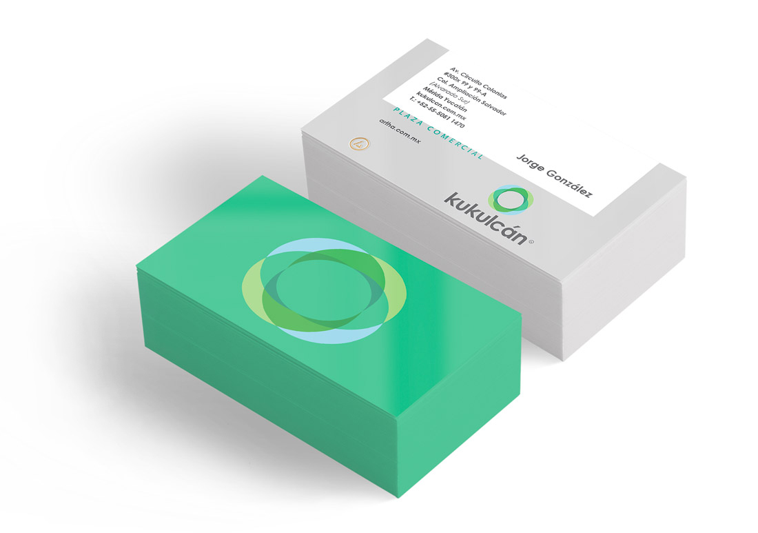 tarjetas de presentación Kukulcán