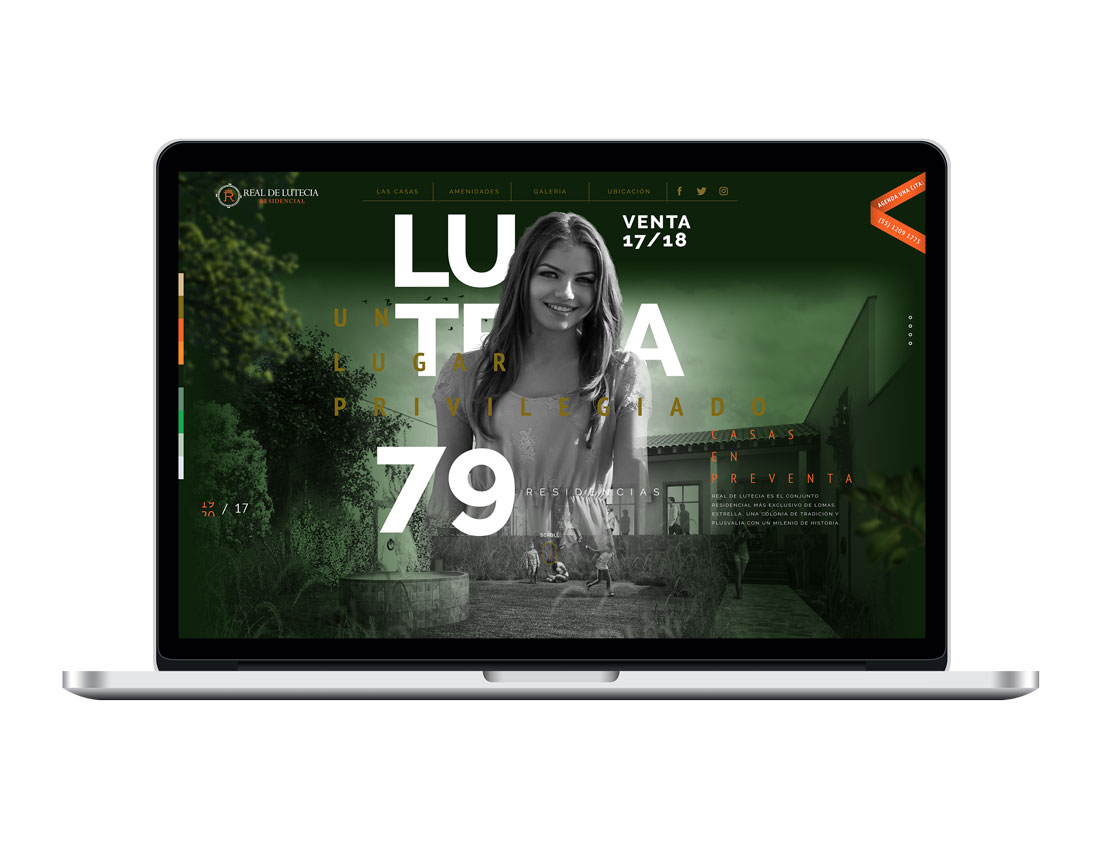 sitio web Real de Lutecia